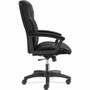 HON VL151 Executive High-Back Chair - Black - Leather - 1 Each (BSXVL151SB11)