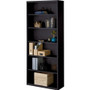 Lorell Fortress Series Bookcase - 34.5" Width x 13" Depth x 82" Height - 6 x Shelf(ves) - Black - - (LLR41294)