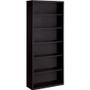 Lorell Fortress Series Bookcase - 34.5" Width x 13" Depth x 82" Height - 6 x Shelf(ves) - Black - - (LLR41294)