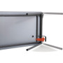 Iceberg Maxx Legroom Wood Folding Table - Melamine Rectangle Top - Four Leg Base - 4 Legs - 30" Top (ICE65834)