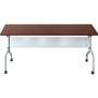 Lorell Flip Top Training Table - Rectangle Top - Four Leg Base - 4 Legs - 23.60" Table Top Width x (LLR60718)