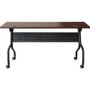 Lorell Flip Top Training Table - Rectangle Top - Four Leg Base - 4 Legs - 60" Table Top Width x Top (LLR59516)