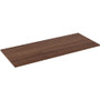 Lorell Relevance Series Tabletop - Walnut Rectangle, Laminated Top - Adjustable Height - 72" Table (LLR34407)
