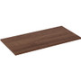 Lorell Relevance Series Tabletop - Walnut Rectangle, Laminated Top - 48" Table Top Length x 24" Top (LLR59638)