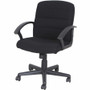 Lorell SOHO Upholstered Task Chair - Black Seat Color - Fabric Seat Material - Black Back Color - - (LLR83306)