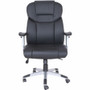Lorell Executive High-back Chair - Bonded Leather Seat Material - Bonded Leather Back Material - - (LLR83308)