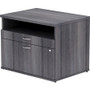 Lorell Relevance Series 2-Drawer File Cabinet Credenza w/Open Shelf - 23.1" Height x 29.5" Width x (LLR16213)