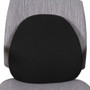 Lorell Ergo Lumbar Back Support - Black - Fabric, Memory Foam - 1 Each (LLR42170)