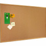Lorell Bulletin Board - 36" Board Height x 48" Board Width - Cork Surface - Long Lasting, Warp - - (LLR19768)