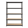 Lorell Iron Horse 2300 lb Capacity Riveted Shelving - 5 Shelf(ves) - 72" Height x 48" Width x 18" - (LLR59698)