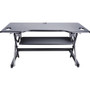 Lorell XL Adjustable Desk/Monitor Riser - 45 lb Load Capacity - 20" Height x 46" Width x 24" Depth (LLR82013)