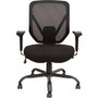 SOHO SOHO Big & Tall Mesh Back Chair - Black Seat Color - Fabric Seat Material - Black Back Color - (LLR81804)