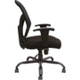 SOHO SOHO Big & Tall Mesh Back Chair - Black Seat Color - Fabric Seat Material - Black Back Color - (LLR81804)