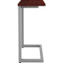 Lorell Quintessence Collection Cantilever Table - Mahogany Rectangle Top - Cantilever Base - 9.90" (LLR86927)