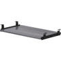 Lorell Universal Keyboard Tray - 15.4" Height x 26" Width x 0.8" Depth - Finish: Charcoal - 1 Each (LLR69567)