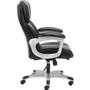 Sadie 3-Fifteen Executive Leather Chair - Black Seat Color - Plush, Bonded Leather Seat Material - (BSXVST315)