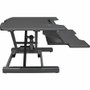 Lorell Electric Desk Riser with Wireless Device Charging - 20" Height x 19.25" Width x 33.50" Depth (LLR99530)