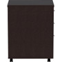 Lorell Essentials Series Box/Box/File Mobile File Cabinet - 28.3" Height x 16" Width x 22" Depth x (LLR18218)