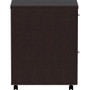 Lorell Essentials Series File/File Mobile File Cabinet - 28.3" Height x 16" Width x 22" Depth - - 1 (LLR18219)