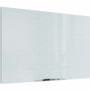 U Brands Floating Frameless Non-Magnetic Ghost Grid Glass Dry-Erase Board - 36" (3 ft) Width x 24" (UBR2798U0001)