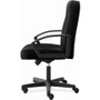 HON High-Back Executive Chair | Center-Tilt | Fixed Arms | Black Fabric - Polyester Seat Material - (BSXVL601VA10)