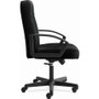 HON High-Back Executive Chair | Center-Tilt | Fixed Arms | Black Fabric - Polyester Seat Material - (BSXVL601VA10)