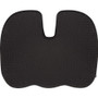 Lorell Butterfly-Shaped Seat Cushion - 17.50" x 15.50" - Fabric, Memory Foam, Silicone - Butterfly (LLR18307)