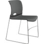 HON Olson Chair - Plastic Seat Material - Lava Back Color - Plastic Back Material - Chrome Frame - (HON4041LA)