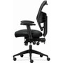 HON Prominent Chair - Black Seat Color - Bonded Leather Seat Material - Black Back Color - Mesh - - (BSXVL532SB11)