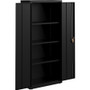 Lorell Fortress Series Slimline Storage Cabinet - 30" Width x 15" Depth x 66" Height - 4 x - 720 lb (LLR69830BK)
