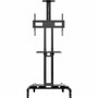 Rocelco VSTC Standard TV Cart - 100 lb Load Capacity - 4 Casters - 2.50" Caster Size - Steel Frame (RCLRVSTC)