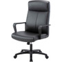 Lorell High-Back Bonded Leather Chair - Black Seat Color - Bonded Leather Seat Material - Black - - (LLR41851)