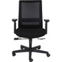 Lorell Mesh High-back Executive Chair - High Back - 5-star Base - Black - Armrest - 1 Each (LLR42175)
