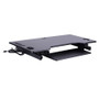 Rocelco Sit/Stand Desk Riser - 45 lb Load Capacity - 20" Height x 45.75" Width x 23.75" Depth - (RCLRDADRB46A)