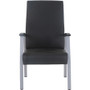 Lorell High-Back Healthcare Guest Chair - Vinyl Seat Material - Vinyl Back Material - Powder Coated (LLR67011)