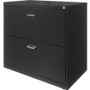NuSparc 2-Drawer Lateral File - 30" Width x 17.6" Depth x 27.7" Height - 2 x Drawer(s) for File - - (NPRLF218AABK)
