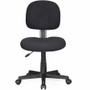 NuSparc Multi-Task Chair - Fabric Back Material - 5-star Base - Black - 1 Each (NPRCH300FNBK)