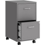 NuSparc Mobile File Cabinet - 14.2" Width x 18" Depth x 26.5" Height for File - Letter - Mobility, (NPRVF218AMSR)
