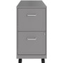 NuSparc Mobile File Cabinet - 14.2" Width x 18" Depth x 26.5" Height for File - Letter - Mobility, (NPRVF218AMSR)