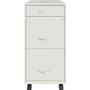 NuSparc Mobile File Cabinet - 14.2" Width x 18" Depth x 29.5" Height - 3 x Drawer(s) for File, Box (NPRVF318BMWE)
