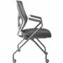 Lorell Conjure Mesh Training Chairs with Arms - Polyurethane, Molded Foam, Fabric Seat Material - - (LLR62019)