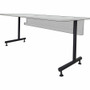 Lorell Invent Training Table Components - Black C-leg Base - 2 Legs - 28.50" Height x 5" Width x - (LLR60801)