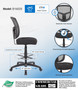 Boss Contract Mesh Drafting Stool