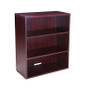 Boss Open Hutch/Bookcase- Mahogany (N153-M)