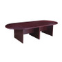 Boss 10Ft Race Track Conference Table - Mahogany (N137-M)