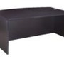 Boss Bow Front Desk Shell, Mocha 71"W*36/41"D*29.5"H (N189-MOC)