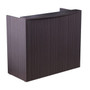 Glazed Reception Desk, 48Wx26Dx41.5H Driftwood (N168-DW)