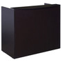 Glazed Reception Desk, 48Wx26Dx41.5H Mahogany (N168-M)