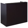 Glazed Reception Desk, 48Wx26Dx41.5H Mocha (N168-MOC)