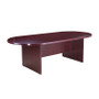 Boss 95W X 43D Race Track Conference Table, Mahogany (N136-M)
